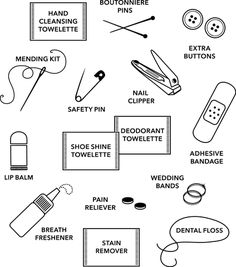 a diagram showing the different types of sewing tools and their uses in each type of sewing