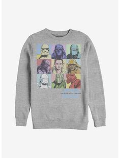 Black Panther Comic, Dark Side Star Wars, The Rise Of Skywalker, Rise Of Skywalker, Star Wars Sweatshirt, Star Wars Outfits, Star Wars Comics, Color Crew, Star Wars Poster