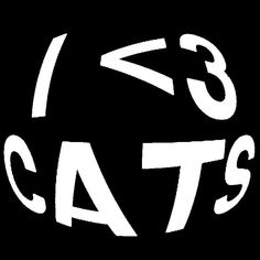 the cat's logo is black and white, with an arrow in the center