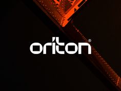 an orange and black photo with the word orbitn on it's bottom corner