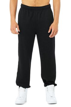 We’re all about the Accolade Sweatpant — it’s a super soft, leveled-up classic with a chrome Alo logo detail and powerful, performance tech for studio & street. Wear it in cold weather with a bold jacket and transition to warmer weather with slides. Soft fleece fabric For chill time or to-and-from Designed to work from studio to street Wear-tested by our in-house team for the perfect fit Accolade Sweatpant in Black, Size: Medium | Alo Yoga® Accolade Sweatpant, The Accolade, Chill Time, Street Look, Back Women, Shopper Tote, Alo Yoga, Unisex Style, Bra Tops