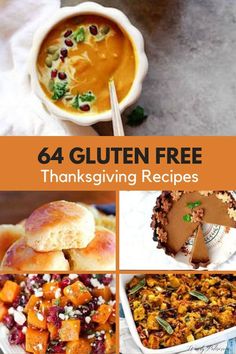 Looking for some inspiration for your Thanksgiving Dinner?  I've got you covered with everything from Gluten Free Appetizers, Desserts and everything in between.  Check out these 64 Gluten Free Thanksgiving Recipes. via @wendypolisi Bri Recipes, Gluten Free Holiday Recipes, Thanksgiving Appetizer Recipes, Gluten Free Holiday, Gluten Free Appetizers, Thanksgiving Dinner Recipes, Holiday Foods