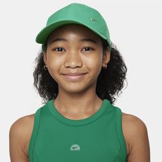 Step your Swoosh game up with this mid-depth, unstructured Club Cap. Its curved bill and metal Swoosh logo give your look a clean finish while sweat-wicking tech helps you stay cool and comfortable while you make the most of warm, sunny weather. Nike Baseball Cap With Curved Brim For Sports, Nike Curved Brim Baseball Cap For Sports, Green Sporty Baseball Cap With Curved Bill, Nike Curved Bill Baseball Cap For Sports Events, Nike Baseball Cap With Curved Bill For Sports Events, Nike Dad Hat For Sports, Nike Sports Dad Hat With Curved Visor, Nike Sporty Baseball Cap With Curved Bill, Nike Sporty Dad Hat With Curved Bill