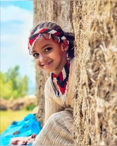 Oromo child #aesthetic #africa #1 Aesthetic Africa, Child Aesthetic, Beads