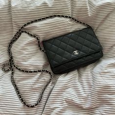 Well Loved, Black Chanel Woc With Silver Hardware. Could Use Some Tlc But Still Wearable! Has Some Fraying On Edges Of Leather. Used Many Times. One Of My Favorite Bags I’ve Ever Owned. Authentic. Lamb Skin Only Selling To Fund Wedding Dress. Channel Crossbody Bag, Chanel Bag Silver Hardware, Chanel Wallet On Chain, Wedding Fund, Chanel Woc, Wallet On Chain, Chanel Wallet, Chanel Bags, 2025 Vision