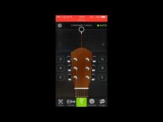 the guitar app is open to play music