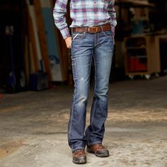 Rebar DuraStretch Riveter Straight Leg Jean | Ariat Ariat Outfit, Professional Bull Riders, Team Roping, Work Pants Women, Bull Riders, Work Pants, Pocket Design, Straight Leg Jeans, Leg Jeans