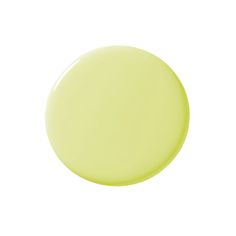 a yellow round object on a white background