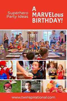 superhero birthday party ideas Superhero Party Ideas, Fourth Birthday Party, Superhero Squad, Superhero Cupcakes, Superhero Theme Party, Fourth Birthday, Superhero Party