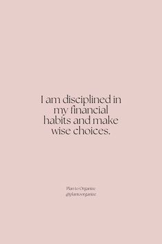 Discipline Affirmations Plan to Organize. Discipline Affirmations Everyday Power. Financial Discipline Quotes, Money Discipline Quotes, Financial Discipline Aesthetic, Self Discipline Affirmations, Intelligent Affirmations, Productive Affirmations, Intelligence Affirmations, Discipline Affirmations, Staying Disciplined