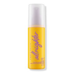 All Nighter Vitamin C Hydrating Setting Spray - MAKEUP SETTING SPRAY VITAMIN C 4.0OZBenefitsSet makeup with this Vitamin C-infused setting spray for dry skin  energizes, brightens, smooths and hydrates your skin while locking in your makeup look for 16 hours of long-lasting wear.This lighweight, long-lasting facial mist refreshes skin & makeup on the go, smooths and firms skin, and increases makeup vibrancy.This weightless finishing spray keeps your makeup on lock while hydrating and energizing. Chip Nails, Designer Makeup Bag, Hydrating Setting Spray, Makeup Finishing Spray, Nars Lipgloss, Makeup Prep, No Chip Nails, Designer Makeup, Lip Gloss Shades