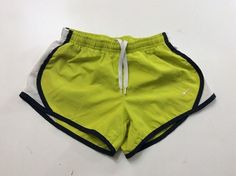 Nike Dri Fit Girl’s Tempo Athletic Running Shorts Elastic and Drawstring waistband Inside Key Pocket Built-in Panty/Brief Size: Small (inseam measures 3 inches) Color: Mustard with White mesh sides and Black binding, DRI-FIT in Silver/Gray, Swoosh stitched in White Body: 100% Polyester Lining: 100% Polyester Condition is Pre-owned, small pick in back (see photo with pencil tip). Shipped with USPS First Class. See photos for measurements and details Athletic Running, White Mesh, Drawstring Waistband, Fit Girl, Running Shorts, Nike Dri Fit, Dri Fit, Binding, Mustard