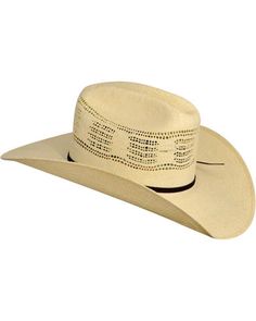 Bailey Ricker Straw Cowboy Hat | Sheplers Classic High Crown Hat Bands For Beach, Classic Brown Straw Hat For Western-themed Events, Adjustable High Crown Toquilla Straw Panama Hat, Classic Brown Sun Hat For Western-themed Events, Brown Toquilla Straw Hat Band For Western-themed Events, Brown High Crown Country Hat, High Crown Brown Country Hat, Country Style High Crown Summer Hat, Classic High Crown Straw Hat