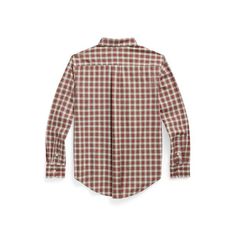 This shirt’s poplin is specially developed to provide a hint of stretch without elastane maintaining its 100 percent cotton fabrication. Casual Long Sleeve Poplin Top, Casual Poplin Collared Shirt, Classic Ralph Lauren Fall Shirt, Button Outfit, Cotton Poplin Shirt, Poplin Shirt, 100 Percent, Cotton Poplin, Boy's Clothing