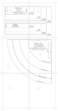 an image of the back side of a sewing pattern