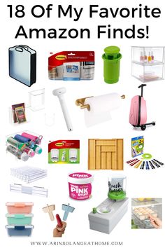 18 of my favorite Amazon finds! Amazing things for organization, home and travel, kitchen items, and more! Best Items On Amazon, Travel Kitchen, Things To Buy On Amazon, First Apartment Essentials, Best Things To Buy, Kitchen Finds, Organization Home, Innovative Gadget, Amazon Travel