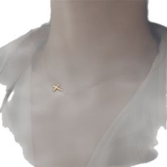 DAINTY CROSS NECKLACE - Katie Rae Collection Minimalist Clavicle Chain Necklace With Cross Pendant, Elegant Cross Necklace With Delicate Chain For Everyday, Elegant Everyday Cross Necklace With Clavicle Chain, Elegant Cross Charm Necklace For Everyday, Elegant Crucifix Cross Necklace, Everyday Cross Pendant Necklace, Delicate Everyday Cross Necklace, Minimalist Cross Necklace With Clavicle Chain, Delicate Chain Charm Necklace With Cross Pendant