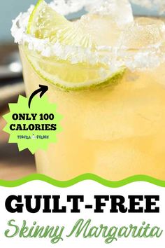 100 calorie skinny margarita Low Calorie Margaritas, Low Calorie Margarita Recipe, Low Cal Margarita Recipe, Low Sugar Margarita Recipe, Low Calorie Tequila Drinks, Margarita Recipes On The Rocks, Healthy Margarita Recipe, Simple Margarita Recipe, Marg Recipe