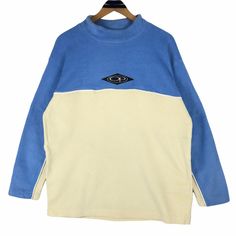 Vintage Ocean Pacific Winter Surf mock neck/crewneck fleece sweatshirt in sky blue colour. Pullover sweater with embroidered logo on the chest. Still in good condition. SEE THE PICTURES FOR MORE DETAILS. CONDITION : 9/10 MEASUREMENT Pit : 24 inch Length : 29 inch Shoulder : 22 inch Arm Length : 23 inch Size On Tag : L Recommended Size : L PAYMENT We accept PayPal only. The item will be ship 3-5 days once the payment has been made. SHIPPING DHL ONLY. USUALLY AROUND 7-21 DAYS BEFORE REACH THE DEST Blue Fleece Crew Neck Sweatshirt, Light Blue Crew Neck Sweatshirt For Winter, Light Blue Fleece Sporty Sweatshirt, Light Blue Long Sleeve Sweatshirt For Winter, Light Blue Long Sleeve Winter Sweatshirt, Light Blue Fleece Sweatshirt For Streetwear, Light Blue Crew Neck Sweatshirt, Sporty Fleece Turtleneck Sweatshirt, Light Blue Crew Neck Winter Top