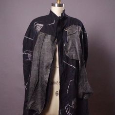 This poncho jacket is handmade from up-cycled genuine leather, wool and merino wool.  This up-cycled leather found in a leather factory. Leather has a twisted design. Totally one-of-a-Kind! Zoom in to see the details! Perfect for spring and fall!  It will fit US size -6-./-8- /-10-/-12-. S/M/L. The dress form is size -6-. it would be a great gift for someone you love or just for yourself. This poncho is one of a kind handmade up-cycled leather and wool  poncho. Thank you for looking. Dry clean o Hand-stitched Long Sleeve Outerwear For Fall, Fall Long Sleeve Outerwear With Collage Stitching, Handmade Oversized Bohemian Poncho, Fall Fashion Boho, Handmade Brown Bohemian Poncho, Handmade Bohemian Alpaca Poncho, Leather Poncho, Bohemian Poncho With Natural Dye, One Size, Bohemian Poncho For Outdoor, One Size