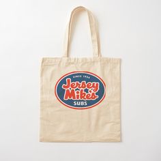 100% cotton reusable shopping carry bag with digital print on one side. Jersey Mikes Subs Logo Jersey Mike Logo Jersey Mike Logo Restaurant, Carry On Bag, Print Tote, Printed Tote Bags, Tote Bag Design, Cotton Tote Bags, Tshirt Logo, Submarine, Photo Collage