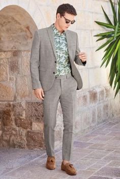 Coastal Wedding Outfit Men, Summer Formal Men Outfit, Garden Casual Attire Men, Italy Wedding Guest Outfit Men, Mens Fall Wedding Attire Guest, Casual Friday Outfits, Summer Wedding Men, Beach Formal Attire