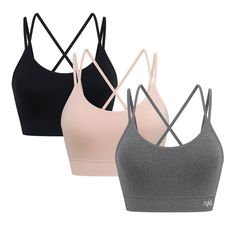 PRICES MAY VARY. Moisture-wicking technology ensures you stay dry and comfortable throughout your workout. beautiful strappy back design enhances the aesthetic appeal and provides a flattering femininity - layer with your favourite top to capture the trend perfectly. Seamless Construction: Thoughtfully engineered zones are designed to enhance and support you in your workout. Wear it your way! removable pads give you the freedom to style it your own way. Provide additional modest, shaping and con Strappy Seamless Activewear For Training, Seamless Strappy Activewear For Training, Seamless Strappy Activewear For Yoga, Seamless Strappy Back Sports Bra For Gym, Strappy Seamless Sports Bra For Workout, Seamless Strappy Sports Bra For Workout, Seamless Strappy Back Sports Bra For Workout, Sporty Seamless Strappy Sports Bra, Seamless Sports Bra With Strappy Back For Workout