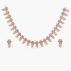 Koena Nakshatra CZ Necklace Set | Indian Necklace Set Online - Tarinika Indian Jewelry Set, Necklace Set Indian, Indian Necklace, Indian Jewelry Sets, Necklace Sets, Women's Jewelry Sets, Cz Necklace, Bridal Jewellery Indian, Necklace Online