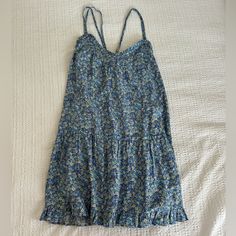 Brand: Universal Thread Size: Medium Color: Blue Floral Condition: Great, Never Been Worn (Nwt) Blue Sundress With Ditsy Floral Print, Blue Ditsy Floral Print Beach Dress, Blue Mini Dress With Ditsy Floral Print For Vacation, Casual Blue Mini Dress With Ditsy Floral Print, Blue Summer Sundress With Ditsy Floral Print, Blue Ditsy Floral Print Summer Sundress, Blue Ditsy Floral Print Sundress For Summer, Blue Ditsy Floral Print Mini Dress For Day Out, Blue Floral Print Sleeveless Sundress