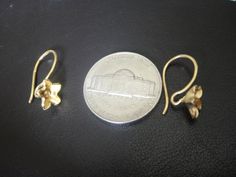 this cute Vermeil earring finding is 18mm tall. It is 18k gold plated over 925 sterling silver (vermeil), matte finished.. 2 pc./1 pair SILVER VERSION: Listing: http://www.etsy.com/listing/114378351/2pc-925-sterling-silver-oxidized-earring For the larger quantity convo us. Thanks for stopping by! Gold Flower Charm Earrings In 14k Gold, Handmade Gold Sterling Silver Flower Earrings, Handmade Gold Flower Earrings In Sterling Silver, Gold Flower Earrings With Flower Charm, Gold Sterling Silver Earrings With Flower Charm, Gold Round Flower Earrings With Ear Wire, Gold Flower Earrings With Ear Wire, Handmade Yellow Gold Flower Shaped Earrings, Gold Flower Earrings With Lever Back