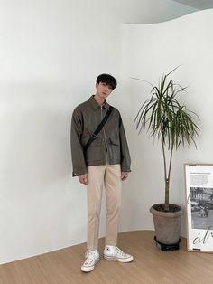 Black Faux Leather Collared Jacket | Jeongin - Stray Kids Black M Casual Khaki Long Sleeve Leather Jacket, Casual Khaki Leather Jacket, Khaki Long Sleeve Leather Jacket For Spring, Casual Khaki Leather Jacket For Spring, Casual Leather Jacket For Spring Workwear, Stray Kids Fashion, Fashion Chingu, Collared Jacket, Kids Black