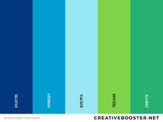 the color scheme for an art project is blue, green, and purple with white lettering