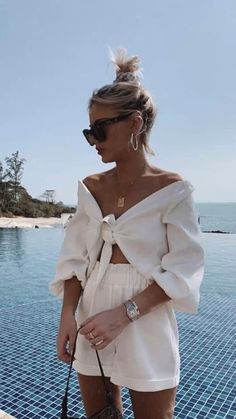 Summer Holiday Outfits, Europe Outfits, Italy Outfits, Mode Inspiration, White Outfits, Spring Summer Outfits, Street Styles