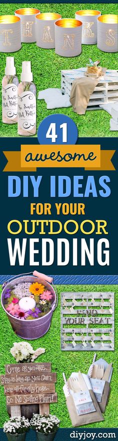 the ultimate diy ideas for your outdoor wedding