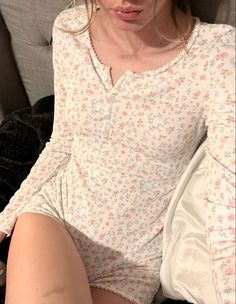 Experience relaxation and style with our Blossom Floral Cotton Pajama Bodysuit. Crafted from 100% cotton, this cozy bodysuit offers the perfect blend of softness and breathability, ensuring a restful night's sleep or lounging in comfort. The exquisite blossom floral pattern adds a touch of elegance, while the stretchy design and convenient snaps make it easy to wear. Upgrade your bedtime routine with this chic and comfortable Blossom Floral Cotton Pajama Bodysuit, perfect for lazy days and laid- Room Decor Tips, Fun Room, Stylish Bedding, Long Sleeve Playsuit, Summer Bedroom, Barbie Summer, Makeover Tips, Chic Bedding, Cute Pjs