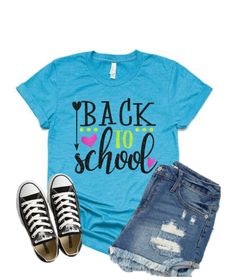 Glitter Back to School Shirt | 1st Day of School Shirt | Bella Canvas T-shirt | Short Sleeve Youth or Adult PLEASE READ BEFORE ORDERING WE CANNOT RUSH ORDERS OR CREATE NEW DESIGNS DURING PEAK SEASON AUG - MAY. IF YOU NEED TO CANCEL PLEASE DO SO WITHIN 24HRS Please read full description before ordering we cannot be responsible for mistakes made by not reading the full description. ORDERING INSTRUCTIONS: 1. Select your Garment Size/Color Each size must be selected separately. Please do NOT leave a Sweet 16 Shirts, Vsco Shirts, Band Mom Shirts, Baseball Tee Shirts, Just Saying, 1st Day Of School, Birthday Tee, Heart Shirt, Vacation Shirts