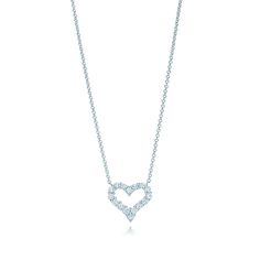 Tiffany & Co. Necklace Mini .25 ctw Diamond Heart Pendant in Platinum 16" Long. 100% Authentic Bought in 2019 Platinum necklace with 0.25 total carat weight round brilliant diamonds In pristine condition Currently Retails $2900+ tax Comes with original black velvet box, Tiffany Blue box with ribbon, and Original receipt Classic Single Cut Diamond Necklace For Valentine's Day, Classic Brilliant Cut Diamond Necklace For Valentine's Day, Classic Diamond Necklace With Accents For Valentine's Day, Classic Open Heart Diamond Necklace, Valentine's Day Diamond Necklace With Single Cut Round Diamonds, Valentine's Day Diamond Necklace With Single Cut Diamonds, Valentine's Day Diamond Necklace With Round Cut, White Gold Heart-shaped Necklace With Pave Setting, White Gold Heart Cut Necklace With Pave Setting