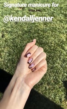 Lisa Kon Nails, Kendall Jenner Nails Manicures, Nail Inspo Ideas, Toes Nails