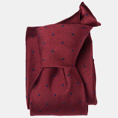 Burgundy Italian Silk Tie - Polka Dots Burgundy Standard Tie For Business, Burgundy Business Tie, Classic Burgundy Ties For Formal Occasions, Classic Burgundy Suit And Tie Accessories For Formal Occasions, Classic Burgundy Ties For Business, Classic Burgundy Suit And Tie Accessories For Business, Elegant Burgundy Ties For Semi-formal Occasions, Square Scarf Tying, Dinner Jackets