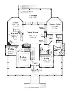 the first floor plan for this house