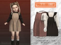 tømmeraas | cottage tots millie dress ( Aims 4 Cc Clothes, Sims Cc Kids Clothes, Sims4 Cc Toddler, Sims 4 Cc Baby Clothes, Sims Toddler Cc, Sims 4 Toddler Clothes Cc, Sims 4 Cc Pjs, Ts4 Toddler Cc, Toddler Cc Sims 4