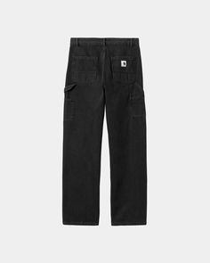 Color: Black (stone washed) - The Women's Pierce Pant Straight is cut in a relaxed straight fit from Maverick denim, which is a midweight cotton fabric. While some iterations of the garment have been stone-washed for softness, others have undergone a stone-bleached treatment for a lighter appearance. Contrast stitching, tool pockets, and a hammer loop nod to the style's utilitarian influences.   \ Maverick denim: 100% cotton  \ Relaxed straight fit, regular waist  \ Fits true to size  \ Zip fly Carhartt Pants Outfit, Carhart Pants, Carpenter Pants Outfit, Fire Clothes, Women Carhartt, Pants Outfit Men, Carhartt Pants, Stylish Mens Outfits, Carpenter Pants