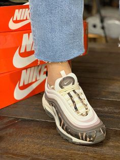 Nike Women's Air Max 97 Prm Ridgerock/Mink Brown 917646 201 Gold Outfit, Air Max Women, Outfit Women, Air Max, Nike Women, Nike, Clothes For Women, Gold, Quick Saves