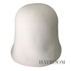 Fur Felt Cone Hat Bodies High - Quality for Hat Making Fur felt is a wonderfully versatile fabric with a long history. High-quality felt consists of 100% rabbit hair. Fur felt is also good to defend against wind and rain. It will not fray because it has no yarns to unravel. Fur felt ideally molded with steam and pressure into various shapes for uses such as hats, berets, bags, boots, and others. A surface of quality fur felt hat is creating a soft visual effect such as velvet. * High-quality fur White Felt Hat With Short Brim, White Winter Fedora, White Felt Hat With Flat Brim For Winter, White Short Brim Felt Hat For Winter, White Flat Brim Felt Hat For Winter, Classic White Cloche Hat With Short Brim, Classic White Brimmed Bucket Hat, Classic White Bucket Hat With Short Brim, White Brimmed Felt Hat For Winter