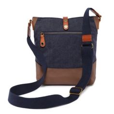 Transition seamlessly from the office to the outdoors with our Redwood Canvas Crossbody Bag, a testament to minimalist design and functionality. Meticulously crafted from superior 100% Cotton Canvas with 100% Genuine Leather Accents, this bag offers durability, style, and conscientious living, perfect for the modern-day adventurer attuned to eco-friendly practices. | TSD Brand Redwood Crossbody, Navy Blue Functional Navy Shoulder Bag For Outdoor, Navy Functional Shoulder Bag For Outdoor, Blue Outdoor Shoulder Bag With Adjustable Strap, Casual Navy Outdoor Bag, Casual Navy Bags For Outdoor, Casual Navy Bag For Outdoor, Modern Outdoor Bags With Adjustable Strap, Modern Outdoor Bag With Adjustable Strap, Modern Brown Bags For Outdoor