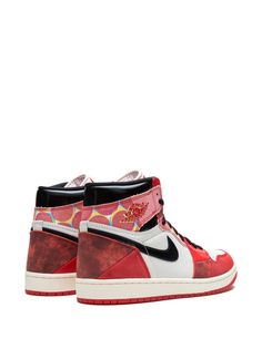 Jordan Air Jordan 1 High OG "Spider-Man Across The Spider-Verse" Sneakers - Farfetch Tenis Air Jordan, Tenis Air, Spider Man Across The Spider Verse, Across The Spider Verse, Wings Logo, Jordan Air, Jordan 1 High Og, Air Jordan 1 High, Jordan 1 High