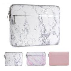 marble pattern laptop sleeve for macbook air pro 11 13 15 inch with removable zipper