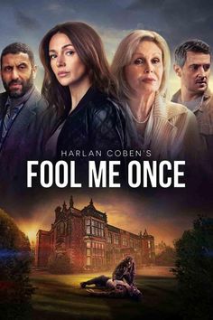 the movie poster for fool me once with two people standing in front of an old house