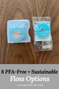 Looking for floss without PFAS? Here are my favorite eco-friendly floss brands that aren't manufactured with forever chemicals. #PFAs #floss #zerowaste #dentalcare