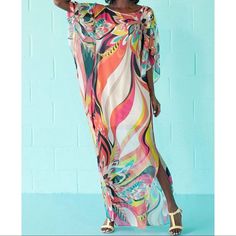 Kimono Maxi Dress Women Bathing Suit Cover Up Ethnic Print Kaftan Beach Maxi Dresses Animal Print Bohemian 100% Rayon Loose Fit Floral This Item May Grow Crumpled In Transit Low Iron If Arrives Crumpled Brand New Sealed One Size Fits All Flowy Multicolor Tunic Cover-up, Bohemian Multicolor Printed Cover-up, Patterned Tunic Maxi Dress For Summer, Multicolor Flowy Cover-up For Beach Party, Patterned Maxi Dress For The Beach, Patterned Long Maxi Dress For Vacation, Patterned Long Maxi Dress For The Beach, Bohemian Multicolor Tunic Cover-up, Colorful Bohemian Maxi Dress For Summer